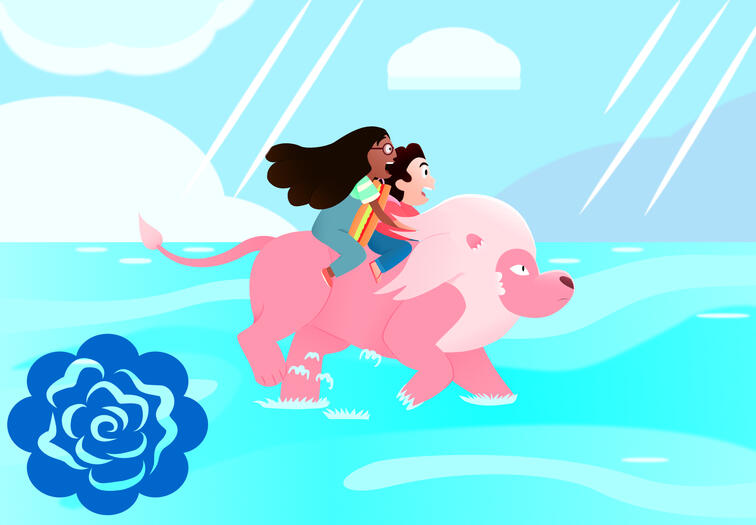 Connie, Steven y Leon Connie, Steven y Leon